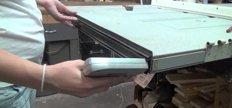 damaged steel door repair Woodland